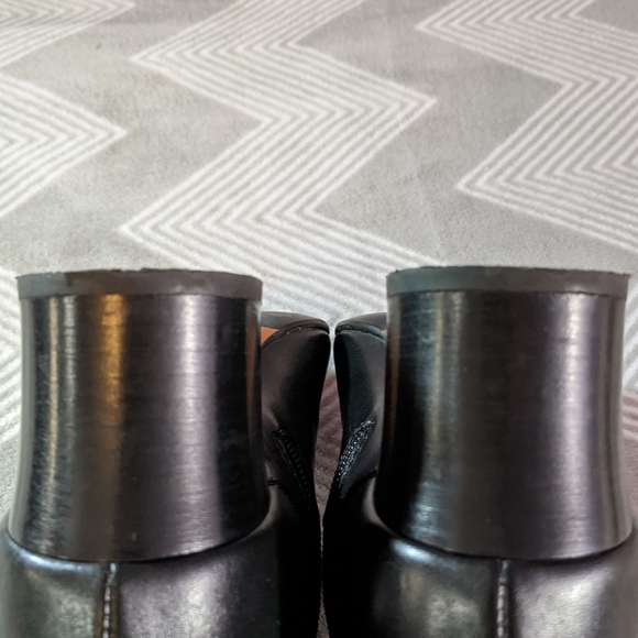 Aquatalia Black Fortuna Leather Weatherproof Boots - Picture 3 of 6